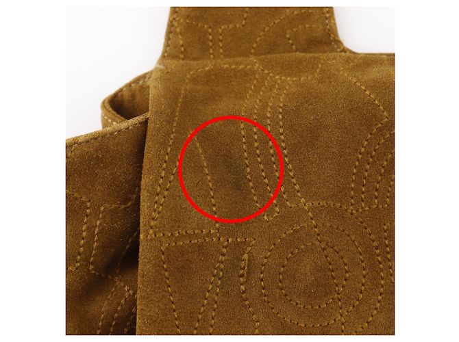 Borsa a spalla con design a punto Salvatore Ferragamo Cammello - vista 9