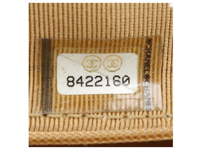 Borsa a Mano Chanel Matelassé in Beige - vista 14