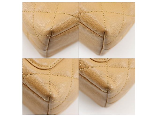 Borsa a Mano Chanel Matelassé in Beige - vista 4