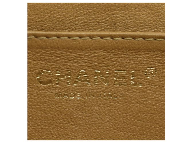 Borsa a Mano Chanel Matelassé in Beige - vista 9