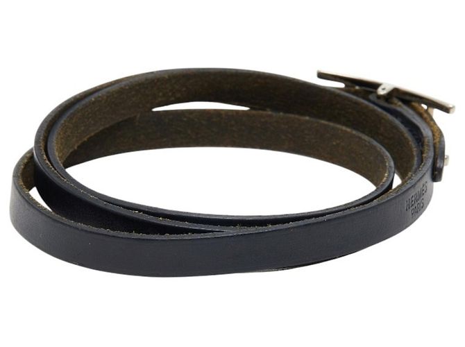 Pulsera Larga Hapi 3 de Hermès Negro - vista 2