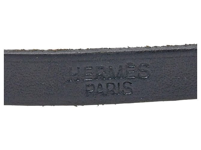 Pulsera Larga Hapi 3 de Hermès Negro - vista 5