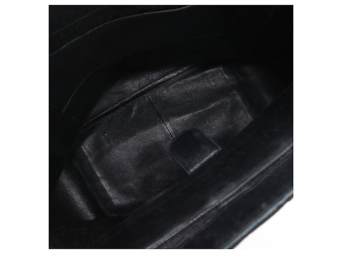 Borsa Tote in Jersey Nero con Catena Chanel - vista 6