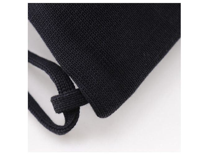 Zaino in cotone nero Chanel - vista 4