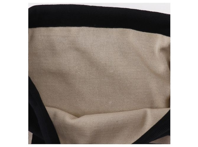 Zaino in cotone nero Chanel - vista 7