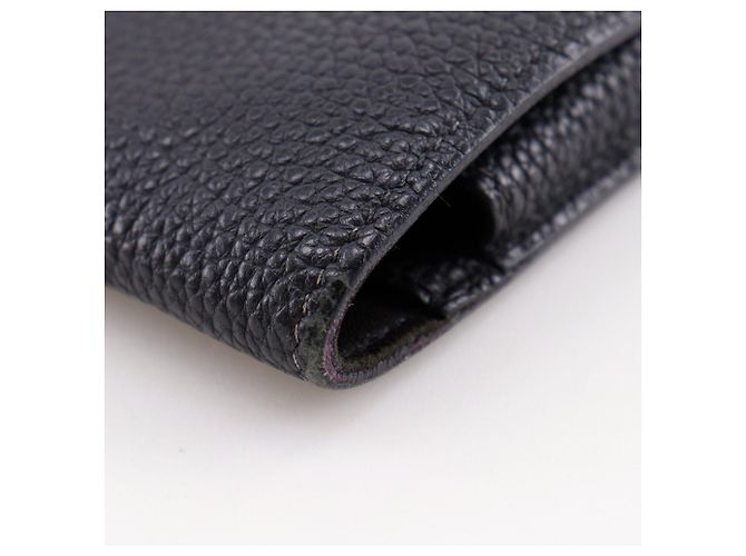 Portafoglio Lungo Dogon GM di Hermès Nero - vista 7