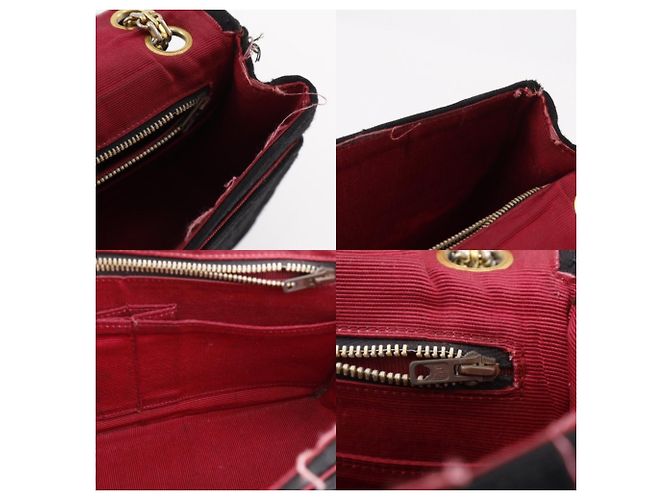 Bolsa de ombro preta com corrente Chanel Preto - vista 12