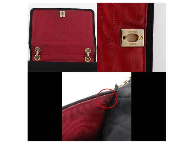 Bolsa de ombro preta com corrente Chanel Preto - vista 13