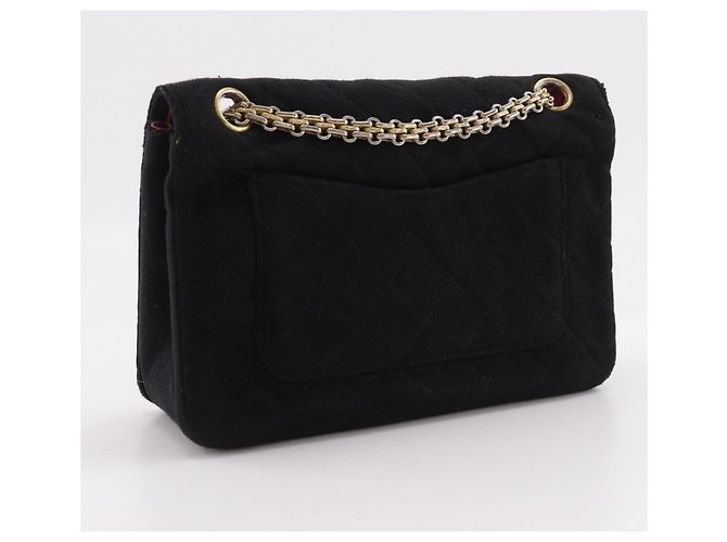 Bolsa de ombro preta com corrente Chanel Preto - vista 3