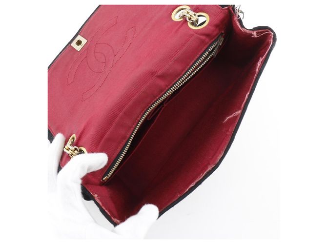 Bolsa de ombro preta com corrente Chanel Preto - vista 5