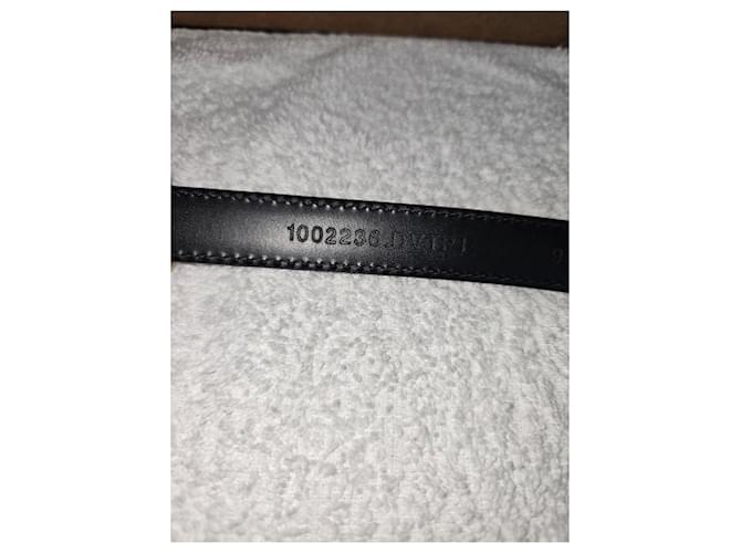 Medusa Versace-Gürtel mit goldenem Logo Schwarz Gold hardware - Ansicht 4