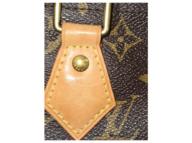 Borsa Louis Vuitton Speedy 30 Monogram Marrone Monogramma - vista 3