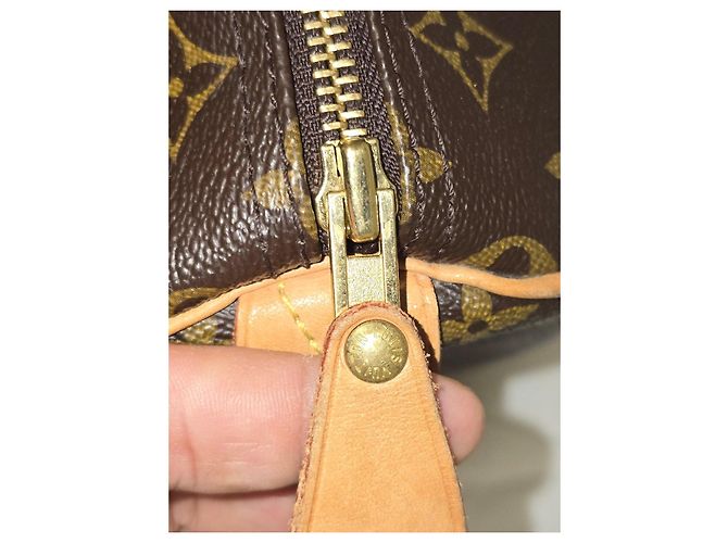 Borsa Louis Vuitton Speedy 30 Monogram Marrone Monogramma - vista 5
