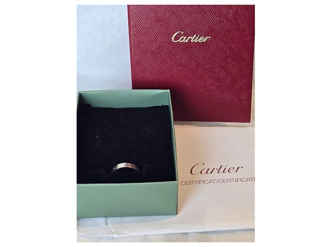 Anello Cartier Love in Oro Bianco - vista 3