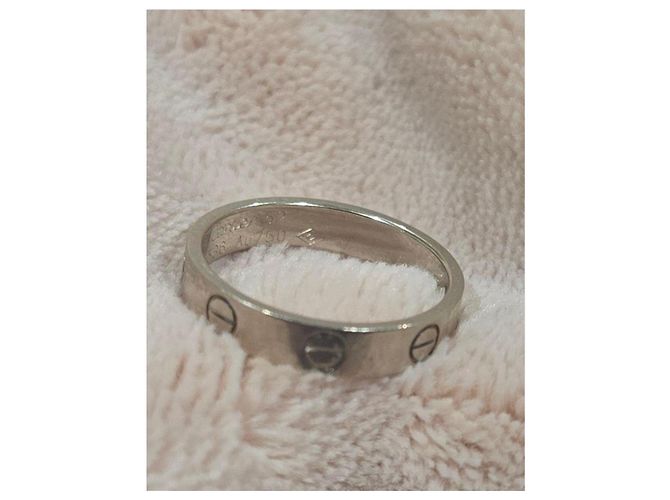 Anello Cartier Love in Oro Bianco - vista 5