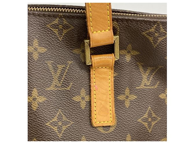 Borsa Tote Cabas Mezzo Monogram Louis Vuitton Marrone - vista 9