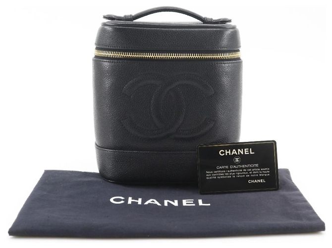 Pochette Vanity Chanel Coco Mark Nero - vista 13