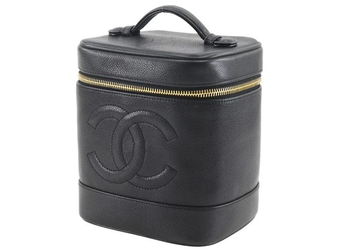 Pochette Vanity Chanel Coco Mark Nero - vista 2