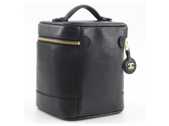 Pochette Vanity Chanel Coco Mark Nero - vista 3