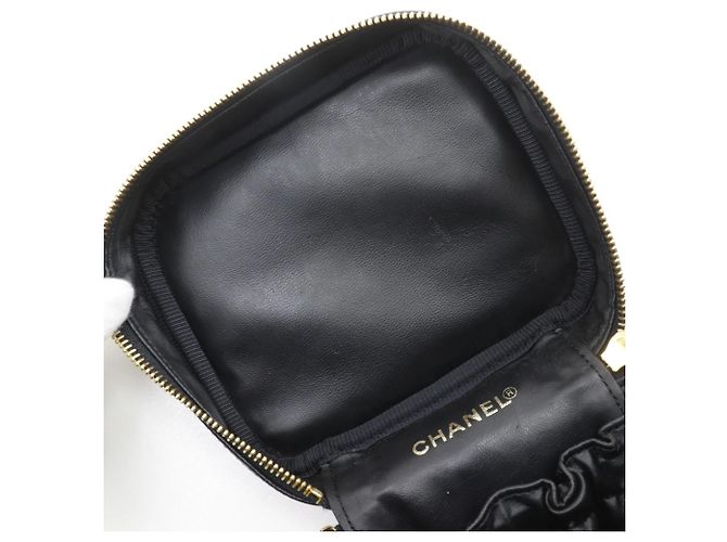 Pochette Vanity Chanel Coco Mark Nero - vista 5