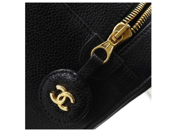 Pochette Vanity Chanel Coco Mark Nero - vista 9