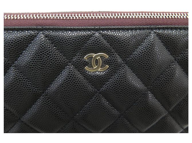 Timeless NUOVO BORSO CHANEL POCHETTE CLASSICA IN PELLE CAVIAR QUILT A82545 - vista 6