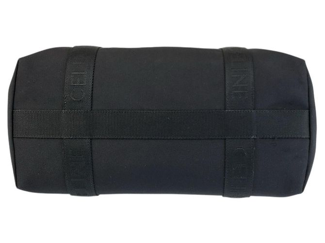 Céline Sac cabas vertical en toile Celine Noir - vue 10
