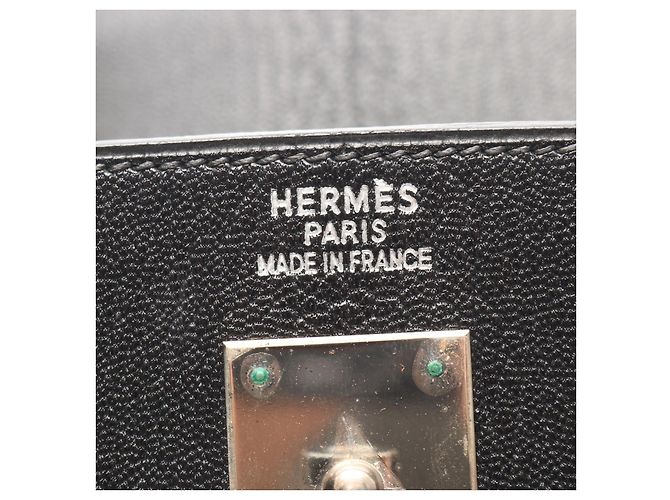 Hermès Hermes Leather Haut à Courroies 32 Handbag Black - view 2
