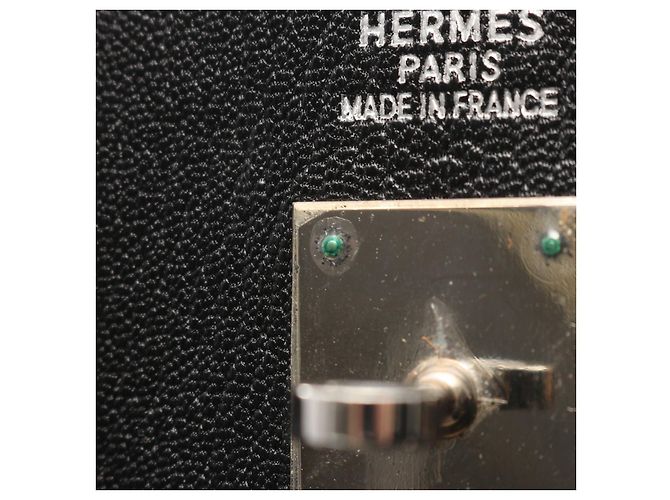 Hermès Hermes Leather Haut à Courroies 32 Handbag Black - view 5