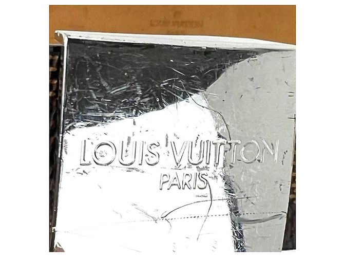Cintura da uomo Louis Vuitton LV Inventeur in Damier Ebène marrone 75/30 - vista 3