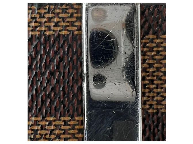 Cintura da uomo Louis Vuitton LV Inventeur in Damier Ebène marrone 75/30 - vista 5