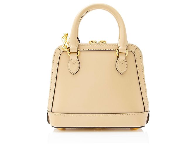 Gucci Leder Horsebit 1955 Mini-Handtasche Braun Beige - Ansicht 3