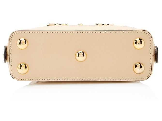 Gucci Leder Horsebit 1955 Mini-Handtasche Braun Beige - Ansicht 4