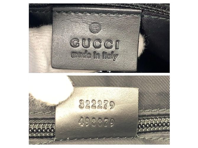 Gucci GG Supreme Canvas Leather Messenger Bag Black - view 4