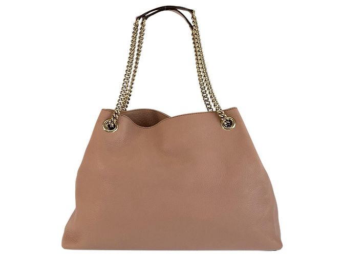 Gucci Soho Leder Schultertasche mit Kette Pink - Ansicht 2