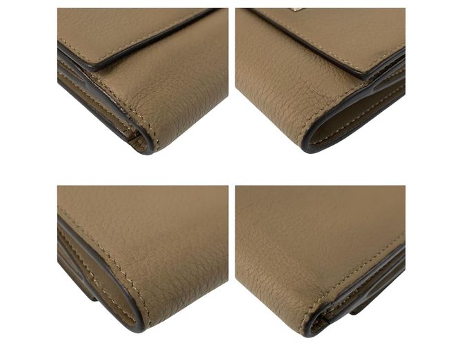 Fendi Leder Selleria Peekaboo Geldbörse - Ansicht 7