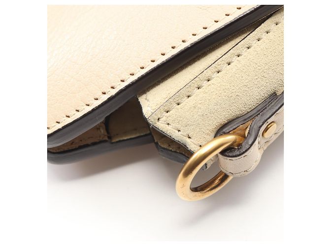 Chloé Bolso de cuero de ante Chloe Pixie beige - vista 6