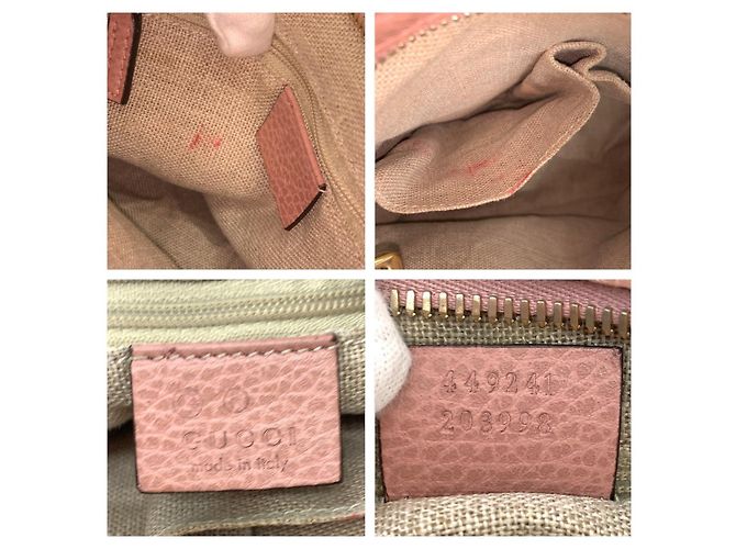 Gucci GG Canvas Leder Tragetasche Braun Beige - Ansicht 4