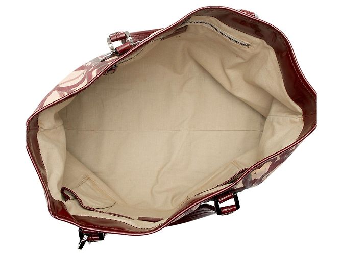 Burberry Nova Check Tasche mit Gemalten Herzen Braun Beige - Ansicht 7