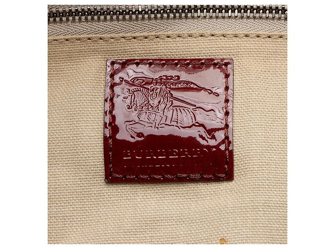 Burberry Nova Check Tasche mit Gemalten Herzen Braun Beige - Ansicht 8