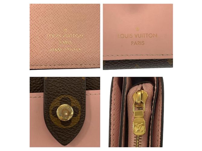 Portafoglio Juliette Monogram Louis Vuitton Rosa - vista 3