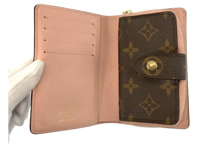 Portafoglio Juliette Monogram Louis Vuitton Rosa - vista 4