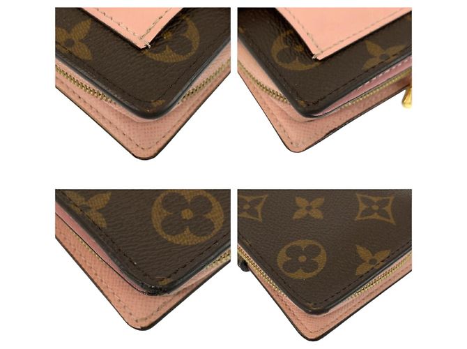 Portafoglio Juliette Monogram Louis Vuitton Rosa - vista 8