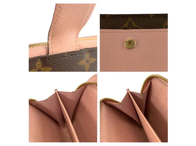 Portafoglio Juliette Monogram Louis Vuitton Rosa - vista 9