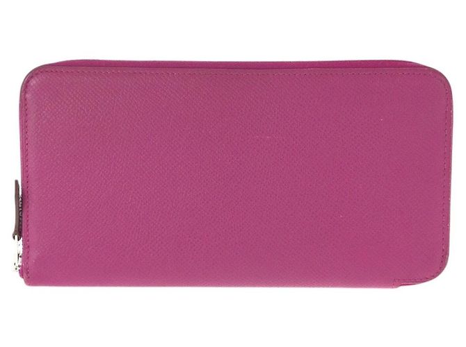 Hermès Portafoglio Hermes Azap Long Silk'in Rosa - vista 2