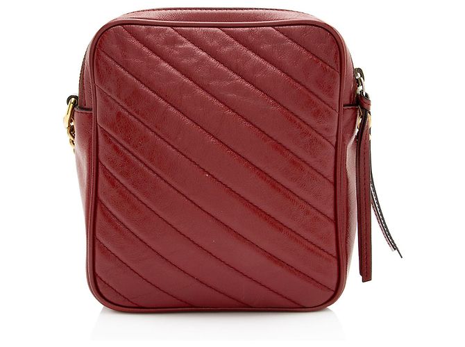 Bolso de hombro rectangular mini GG Marmont de cuero Matelassé Gucci Roja - vista 3