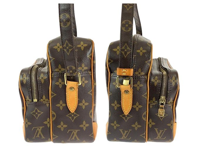 Borsa a Spalla Monogram Nile di Louis Vuitton Marrone - vista 8