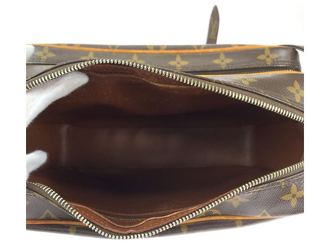 Borsa a Spalla Monogram Nile di Louis Vuitton Marrone - vista 9