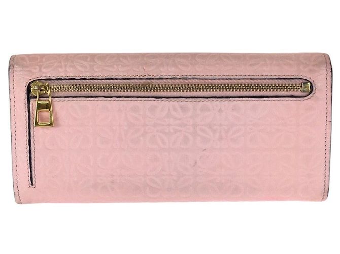 Portafoglio lungo in pelle Anagram Loewe Rosa - vista 2