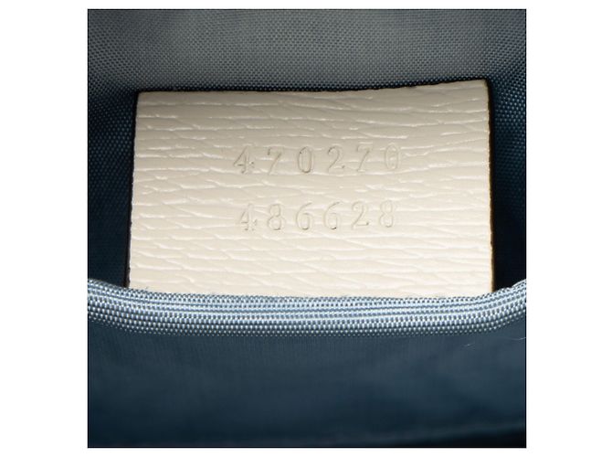 Gucci Leder Valentinstag Sylvie Mini Handtasche Blau - Ansicht 6